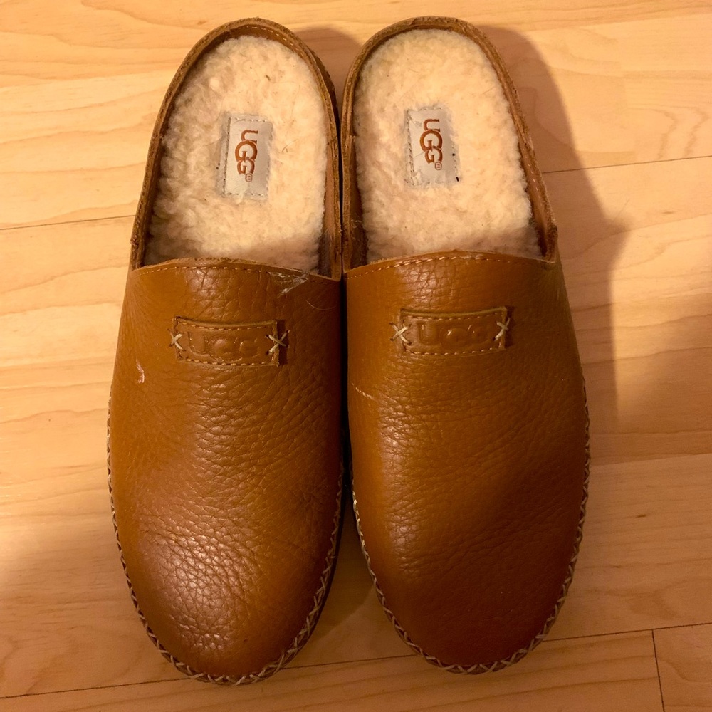 Leather UGG Slippers